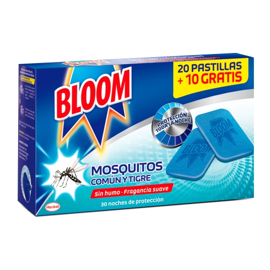antimosquitos recambio 20+10 pastillas gratis