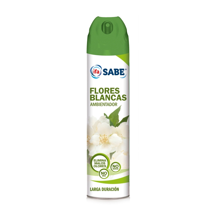 ambientador spray flores blancas, 300ml