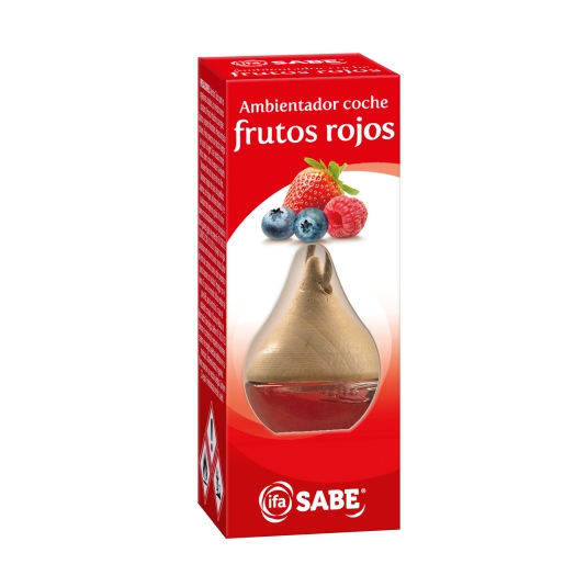 ambientador líquido coche frutos rojos, 6ml