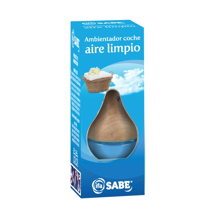 ambientador líquido coche aire limpio, 6ml