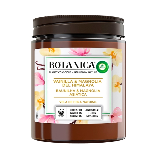 vela aromática vainilla/magnolia, 120g