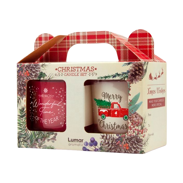 vela vaso perfume navidad, pk-2