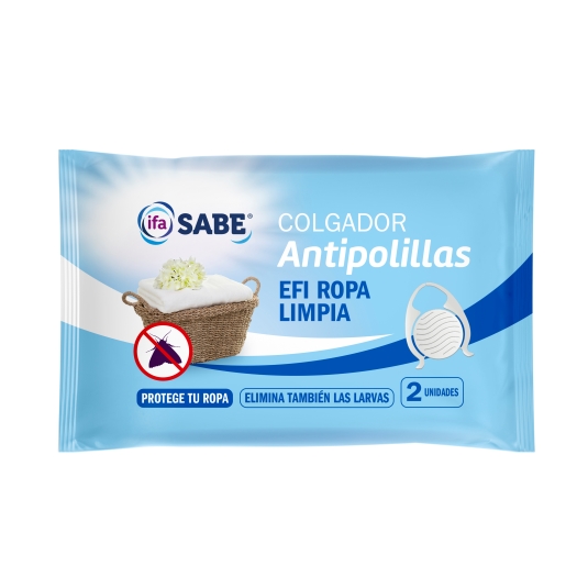 antipolillas colgador ropa limpia, pk-2