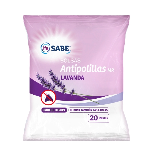 antipolillas bolsa lavanda, 20ud