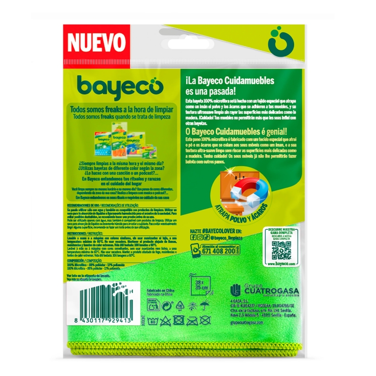 bayeta cuidamuebles, ud