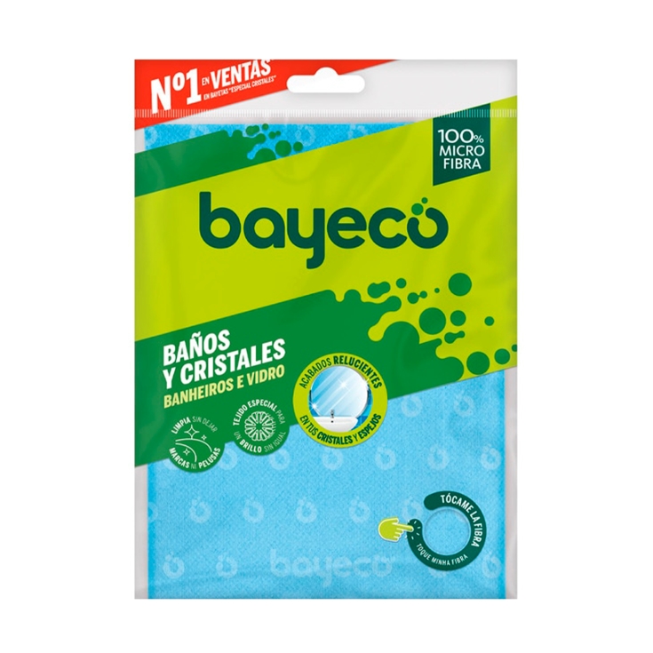 bayeta baños-cristales 100% microfibra, ud - El Jamón