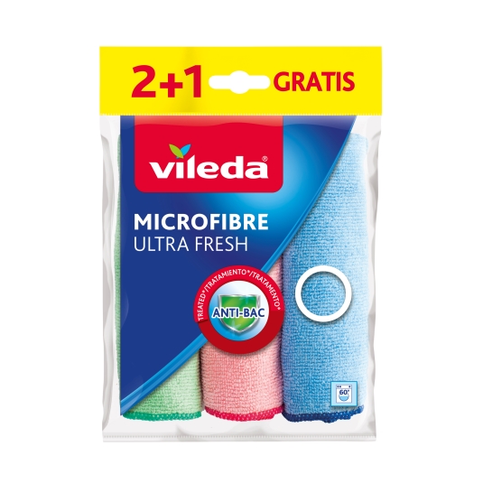 bayeta microfibra ultra fresh, pk-2+1