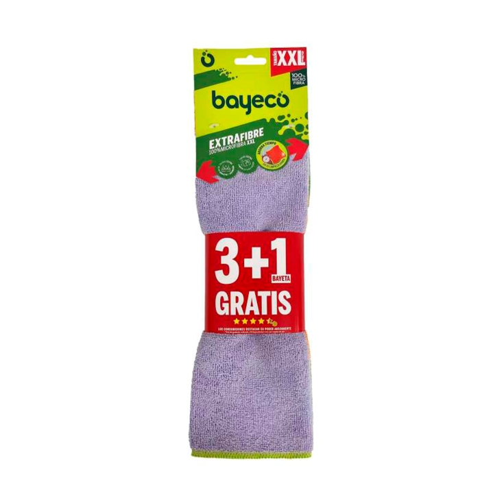 bayeta extrafibre xxl, pk-3+1gratis