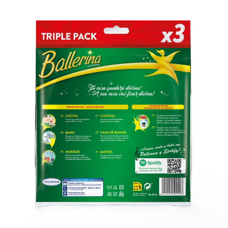 bayeta microfibras, pk-3