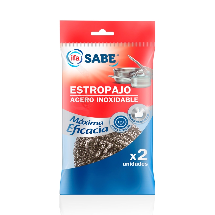 estropajo acero inoxidable, pk-2 - El Jamón