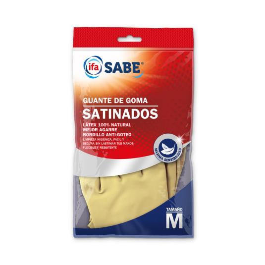 guantes satinados talla-m, ud