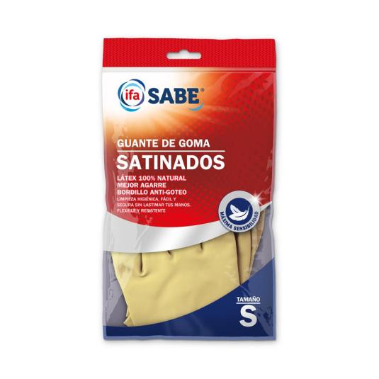 guantes satinados talla-s, ud