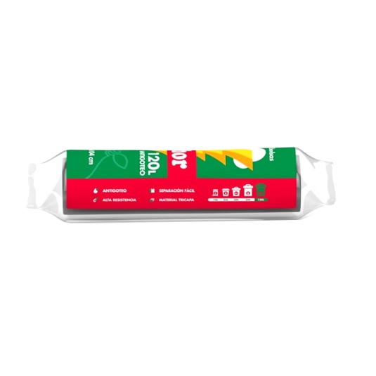bolsas basura 120l., 10 ud