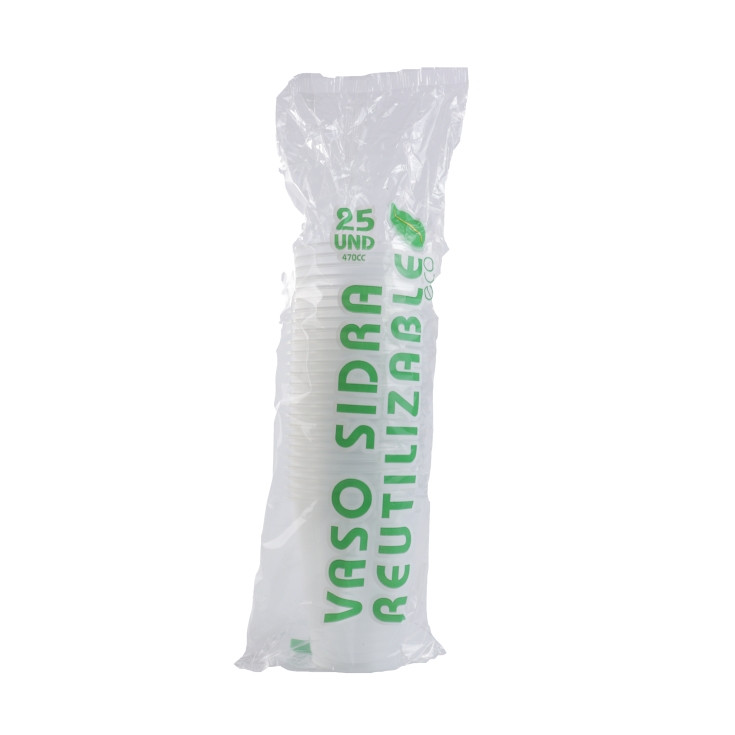 vaso sidra eco 480cc, 25ud