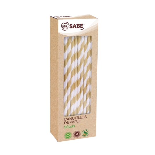 canutillos de papel, 50ud
