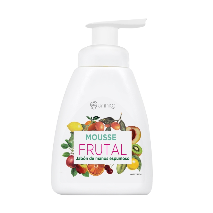 jabón de manos mousse frutal, 300ml