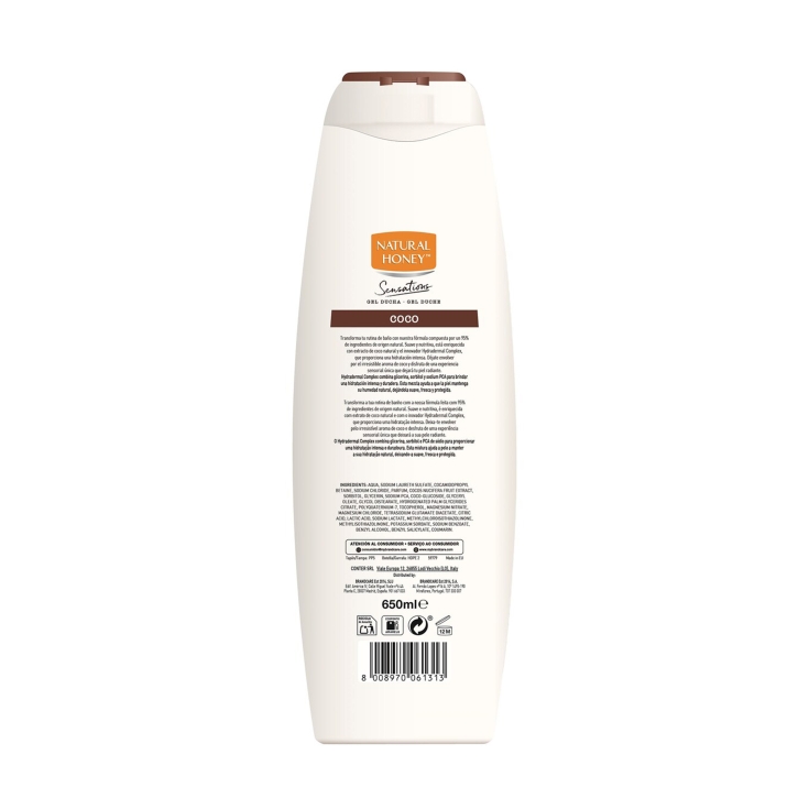 gel de ducha coco addition, 600ml