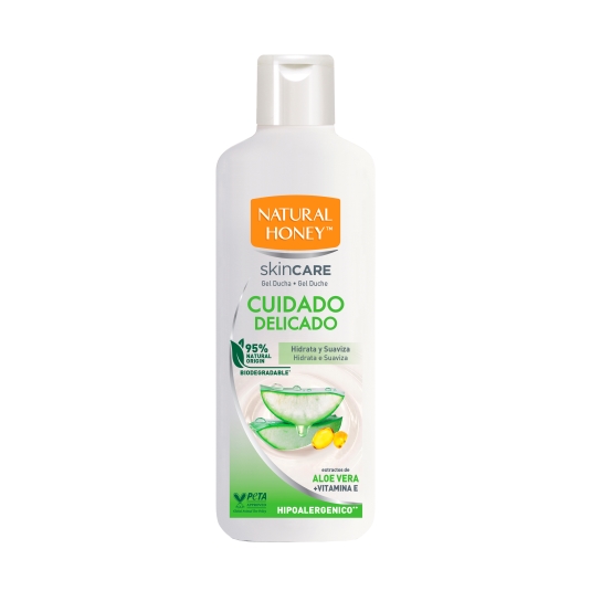 gel de ducha cuidado delicado, 650ml