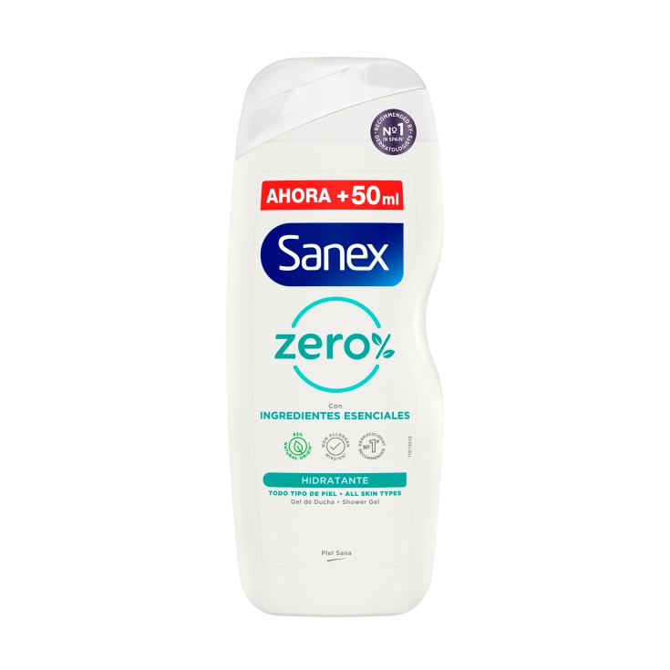 gel de ducha zero piel normal, 550ml