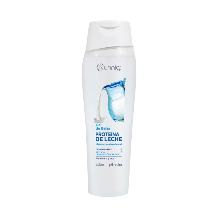 gel de baño proteínas de leche, 750ml