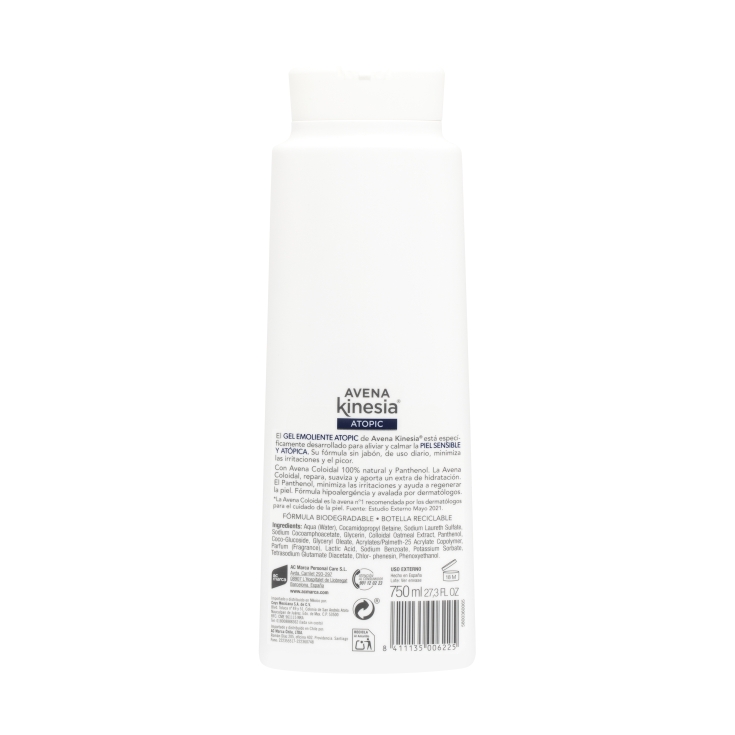 gel piel sensible y atópica de avena, 750ml