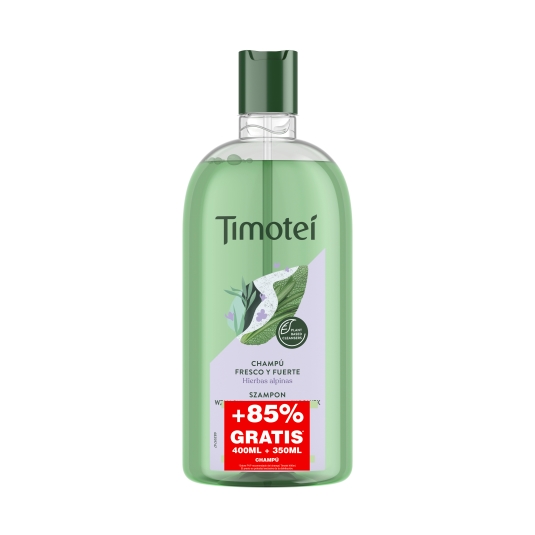 champú fresco hierbas alpinas, 400ml