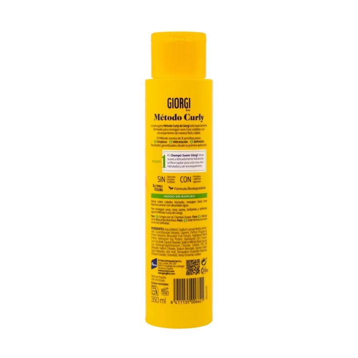 champú suave método curly, 350ml