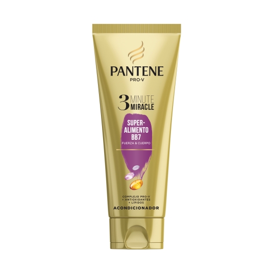 acondicionador 3min miracle fuerza&cue, 200ml
