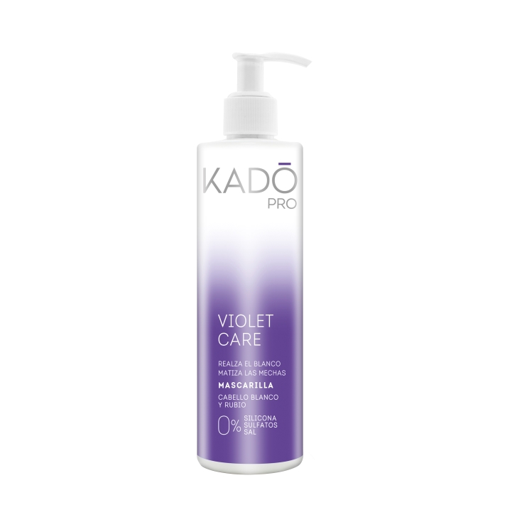 mascarilla cabello blanco y rubio, 290ml