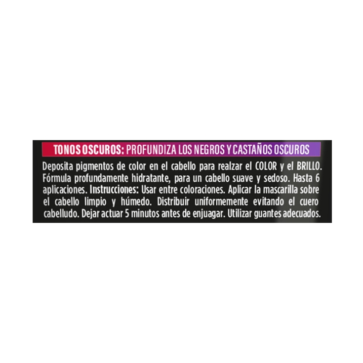 mascarilla colorstay negro, 125ml