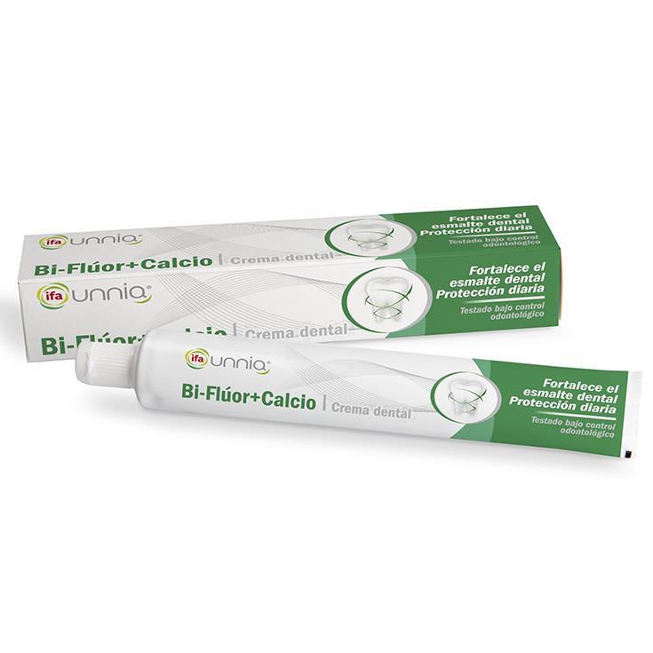 crema dental bi-flúor + calcio, 100ml