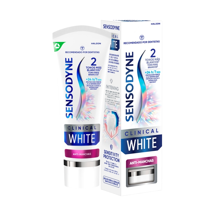 dentífrico clinical white anti-manchas, 75ml