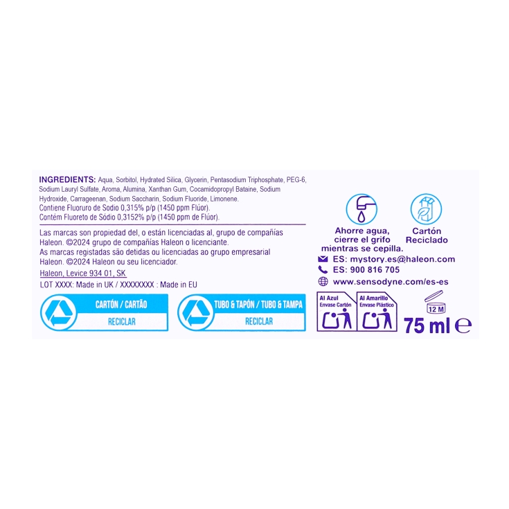dentífrico clinical white anti-manchas, 75ml