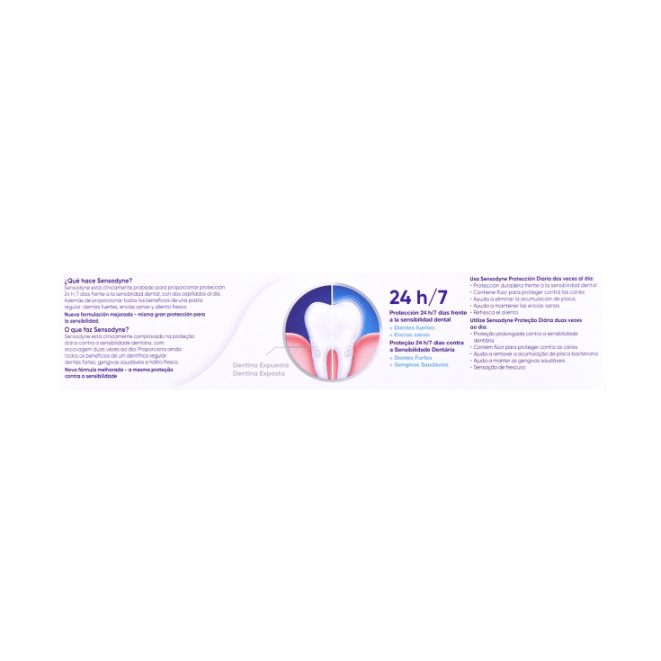 dentífrico protección diaria, 75ml