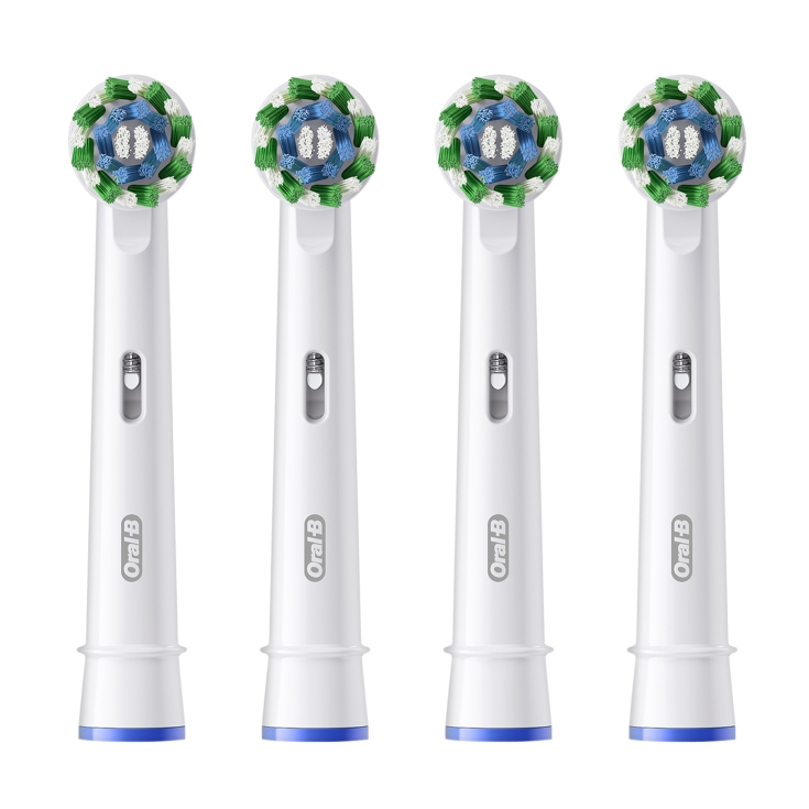 recambio cepillo dental pro cross action, 4ud