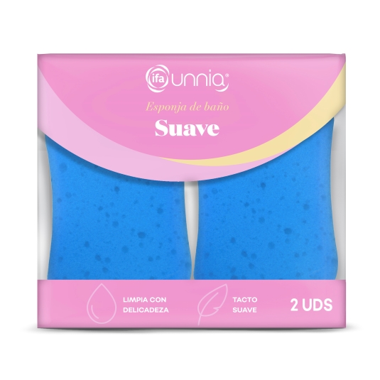 esponja baño suave, pk-2