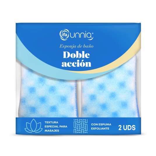 esponja baño doble acción, pk-2