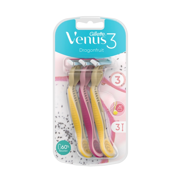 máquina desechable venus 3 dragonfruit, 3ud