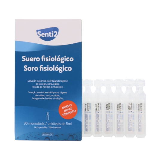 suero fisiológico monodosis, 30ud