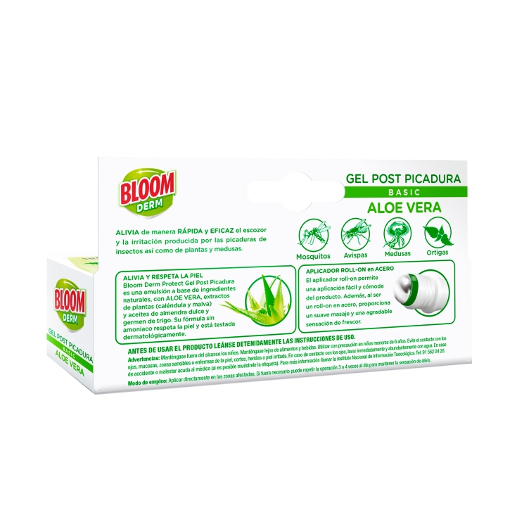 gel post picadura aloe vera roll-on, 10ml