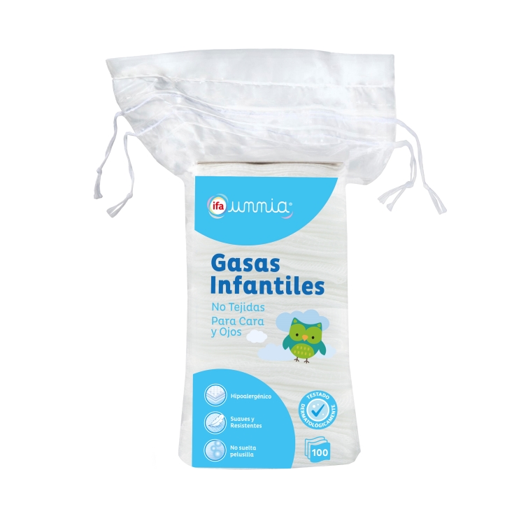 gasas infantiles no tejidas, 100ud