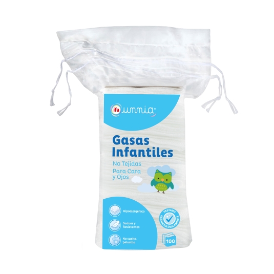 gasas infantiles no tejidas, 100ud
