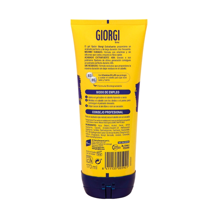 gel fijador extrafuerte, 170ml