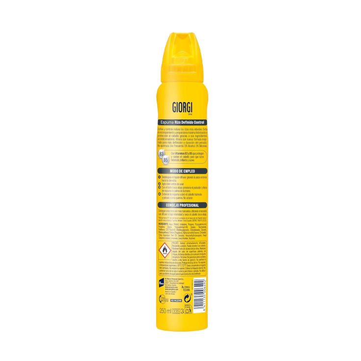 espuma rizos definidos, 250ml