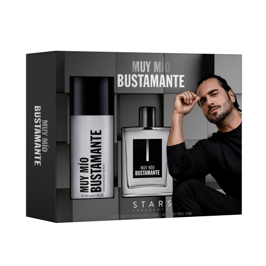 colonia hombre muy mío 100ml+deo, estuche