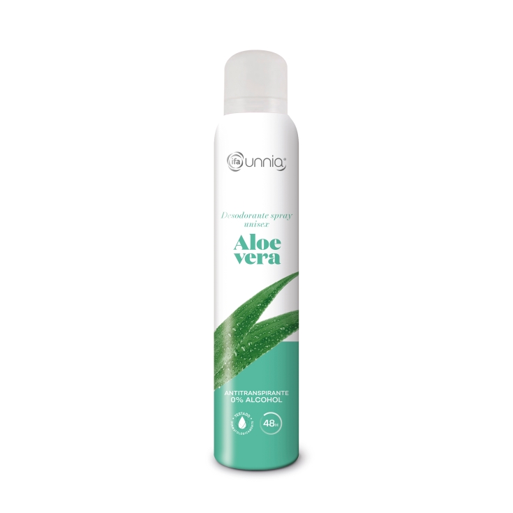 desodorante spray unisex aloe vera, 200ml