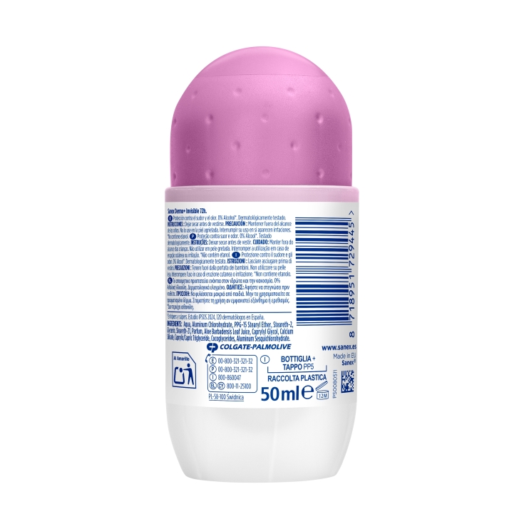 desodorante roll-on invisible, 50ml