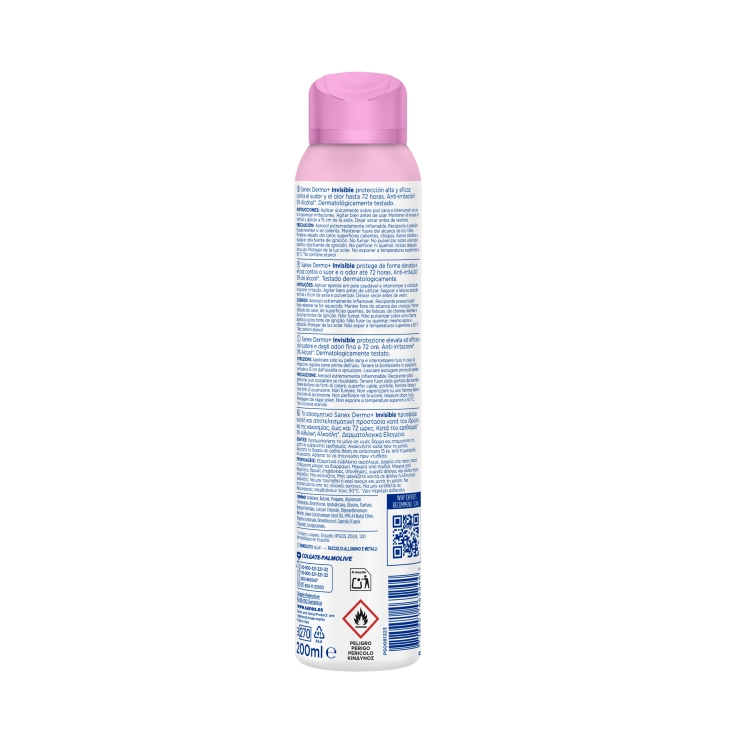 desodorante spray invisible, 200ml