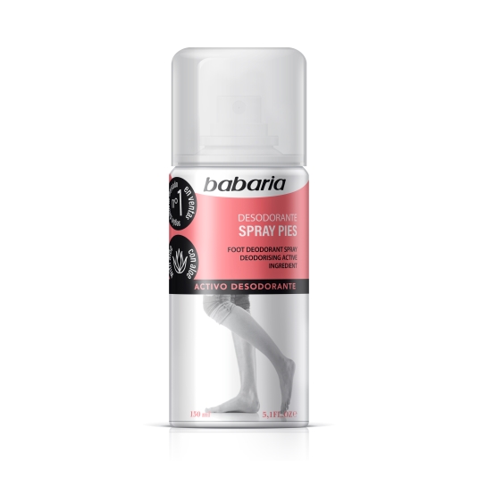 desodorante spray para pies aloe, 150ml