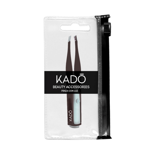 pinzas para cejas con luz, ud